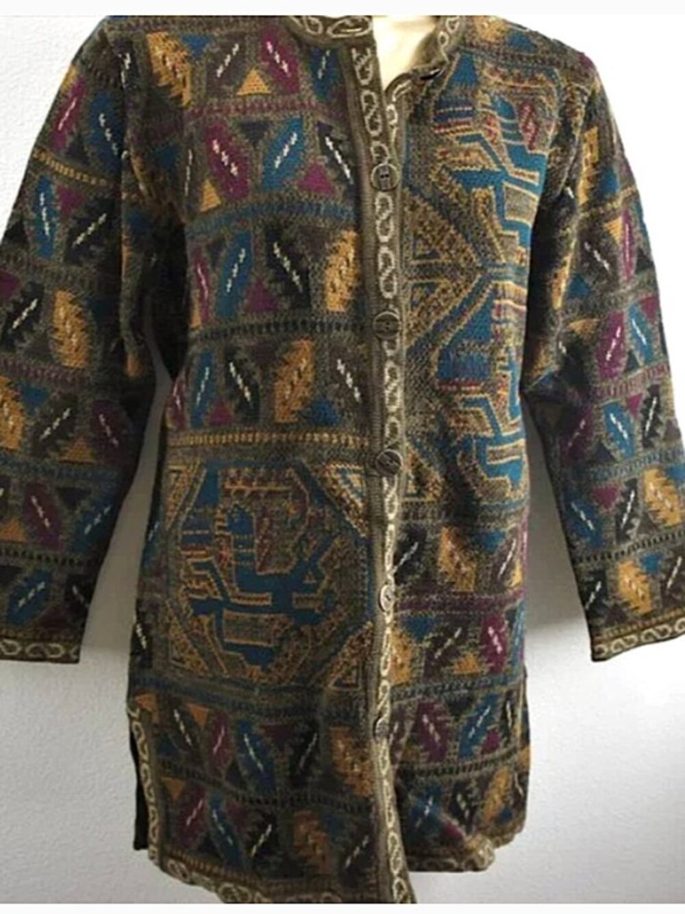 Chico's Design Vintage Sweater Coat size 2